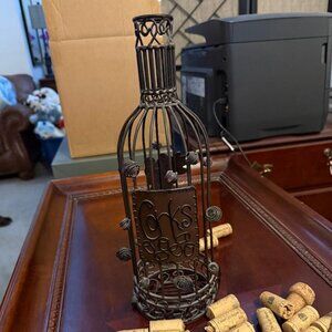 Wine Bottle Cork Holder (excludes corks)